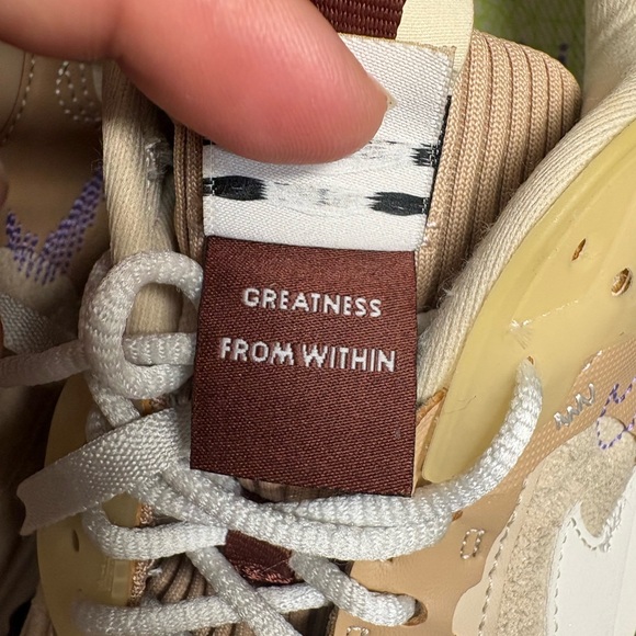 Nike Air max 90 Futura X Serena Williams design ‘Hemp’  Brown and Cream Sneakers - Picture 12 of 13